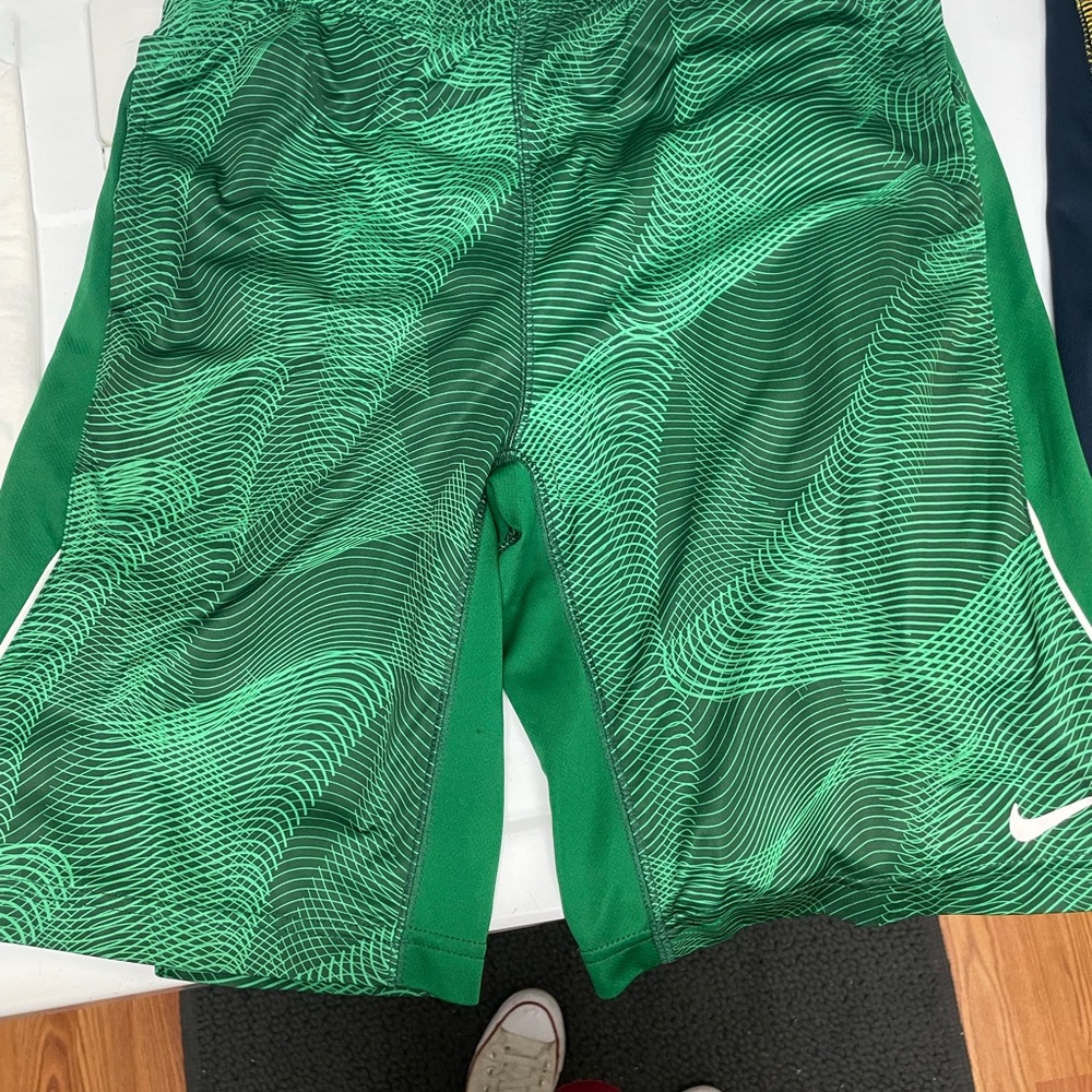 2 Pairs of Nike Kids Green Patterned Bottoms